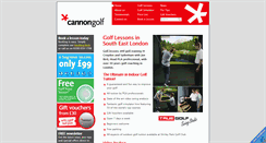 Desktop Screenshot of cannongolf.co.uk